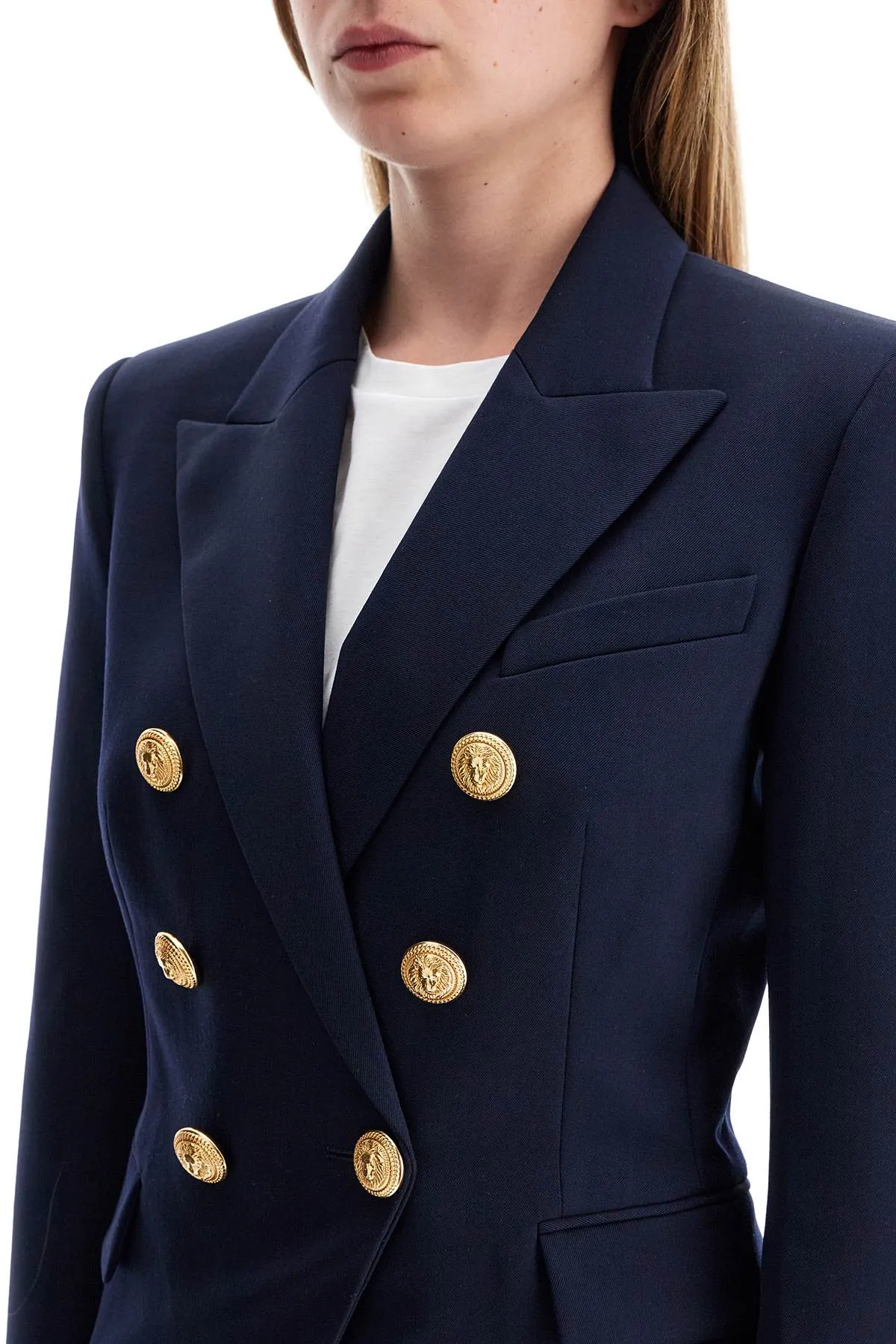 6-button grain de poudre jacket CF1SG008WB08 NAVY