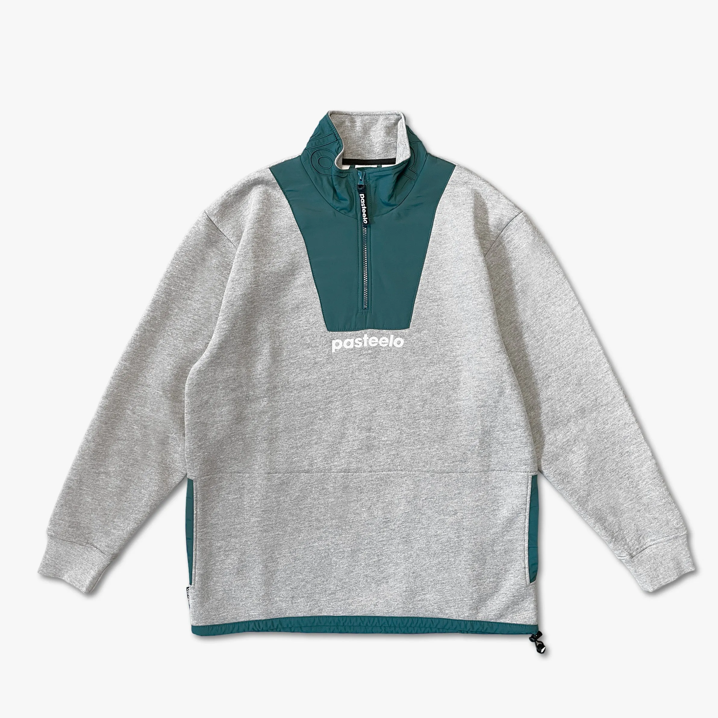 98 QUARTER ZIP PULLOVER - HEATHER GREY