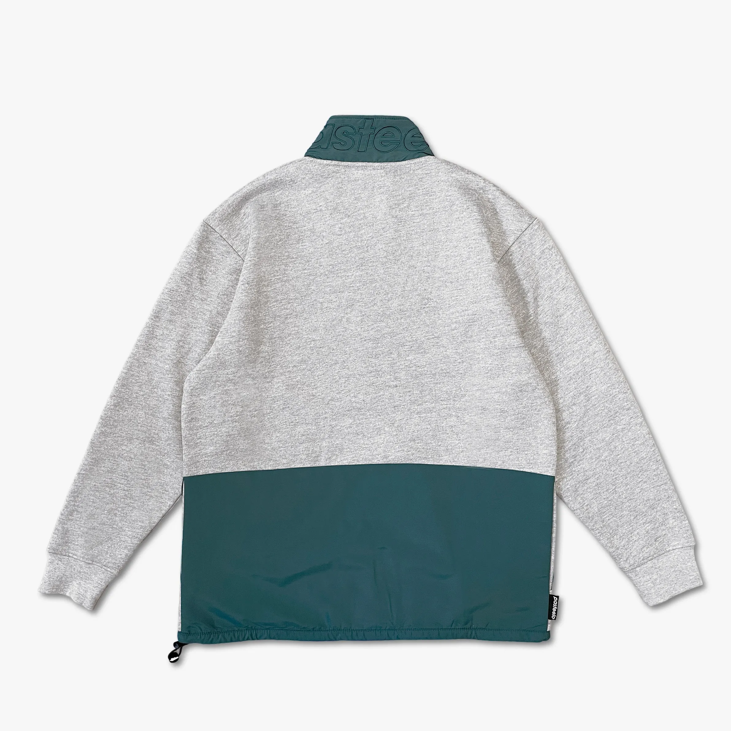 98 QUARTER ZIP PULLOVER - HEATHER GREY