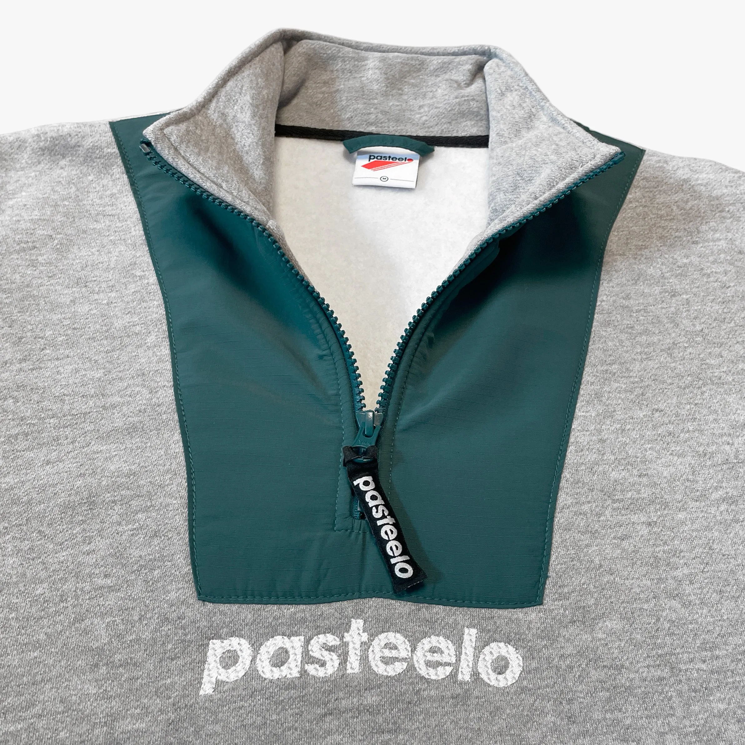 98 QUARTER ZIP PULLOVER - HEATHER GREY