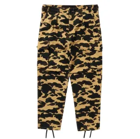 A BATHING APE 1ST CAMO 6 POCKET PANTS - YELLOW