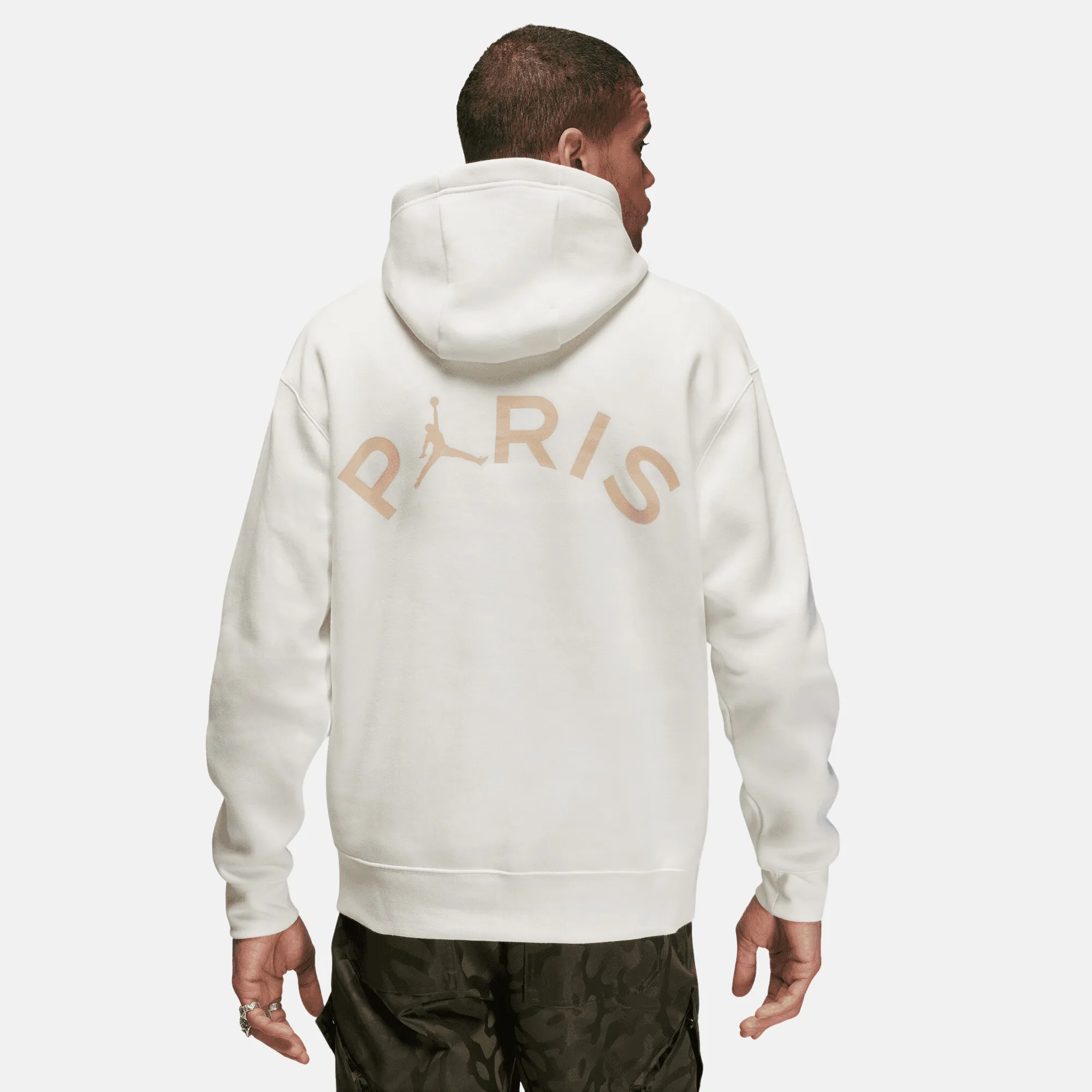 Air Jordan Paris Saint-Germain White Fleece Pullover Hoodie