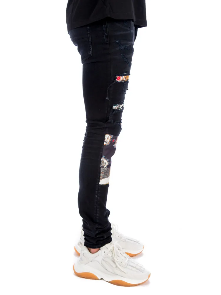 Amiri Scarves Art Patch Jean | Credomen