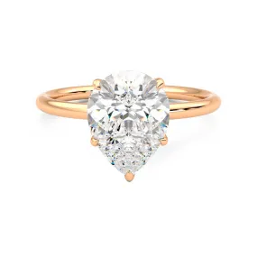 Anillo Radiance Diamante y Oro Rosa 18k