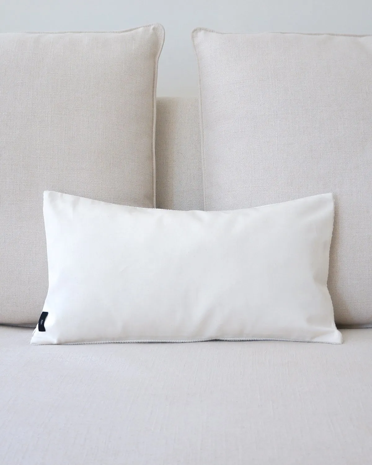 Apparel Solid Lumbar Pillow - Ivory