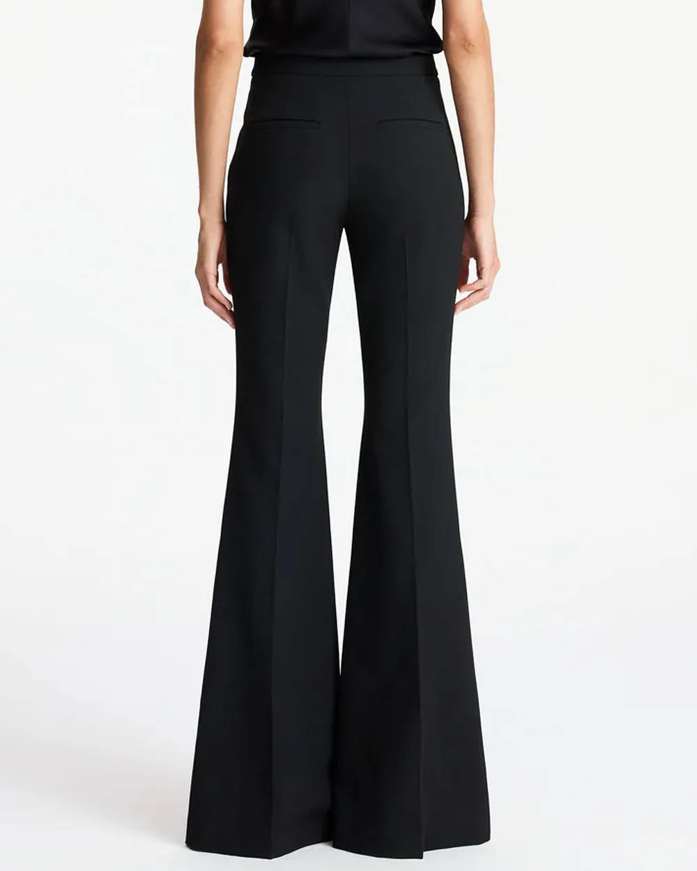 Black Anders High-Rise Flared Pant