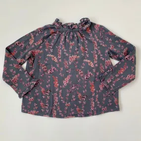 Bonpoint Blue Floral Brushed Cotton Blouse: 8 Years