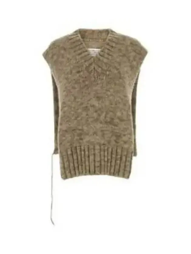 Botanical Dye Knit Vest Anthracite