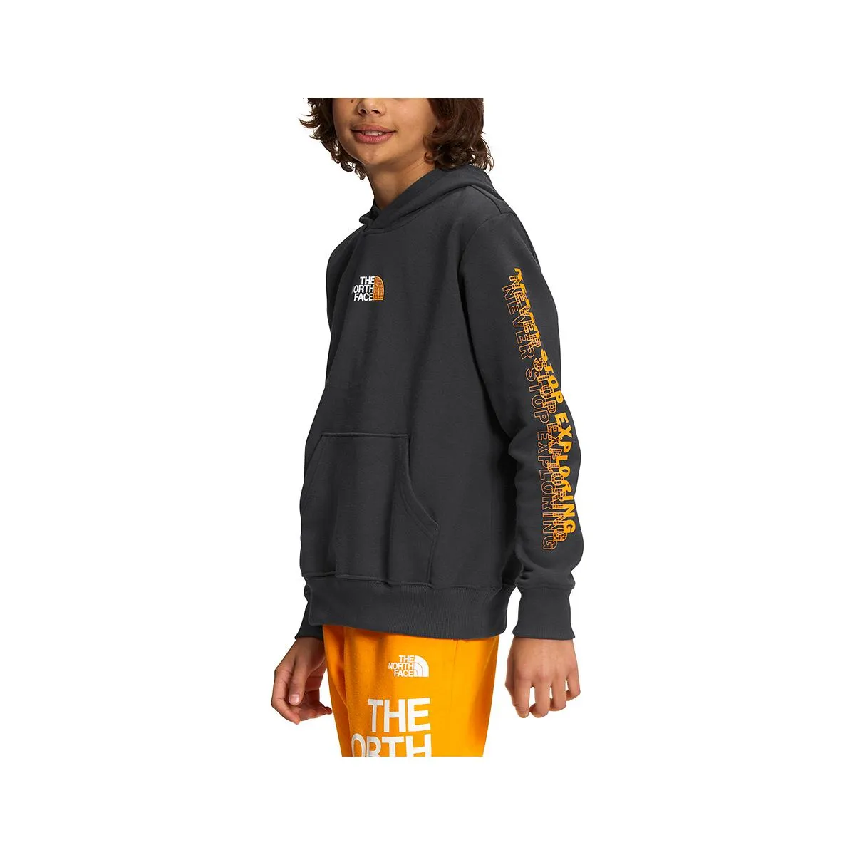 Boys' The North Face | Camp Fleece Pullover Hoody | Asphalt Grey