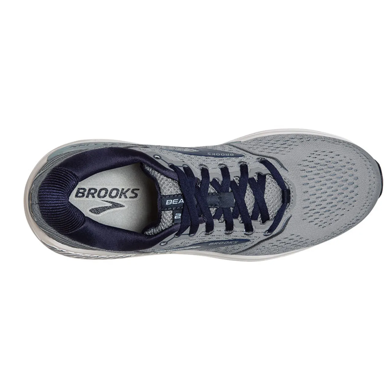 Brooks BEAST 20 Road Running Shoes Blue Grey Peacoat