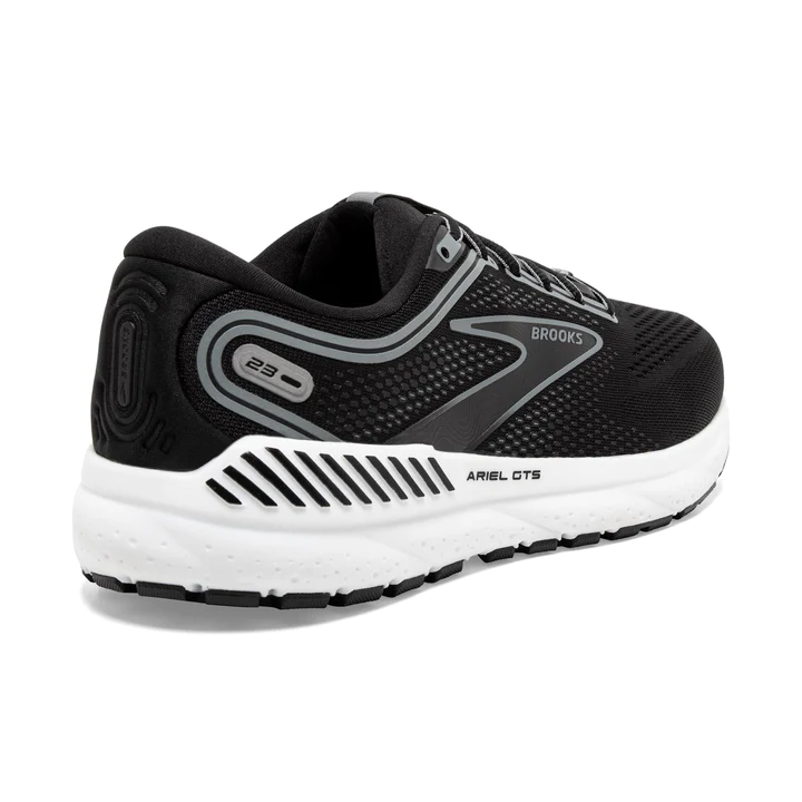 Brooks Women’s Ariel 23 Athletic Shoes-Black/Grey/White