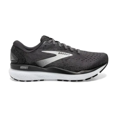 Brooks Women’s Ghost 16 Athletic Shoes-Black/Grey/White