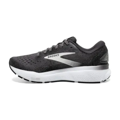 Brooks Women’s Ghost 16 Athletic Shoes-Black/Grey/White