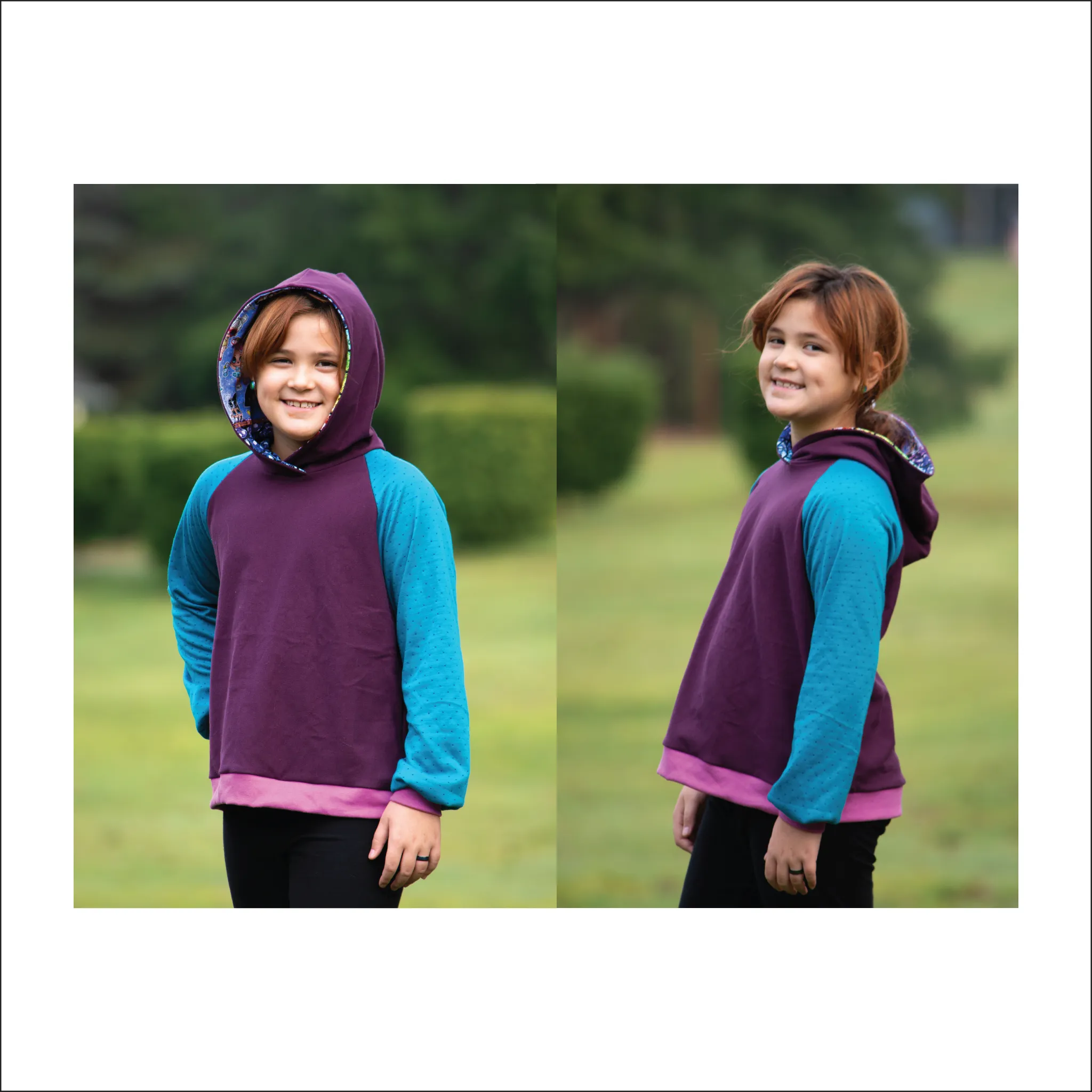 BUNDLE Pearson Pullover Raglan | Adult Sizes S0c-M4c | Child Sizes 12M-14 | Beginner Level Sewing Pattern