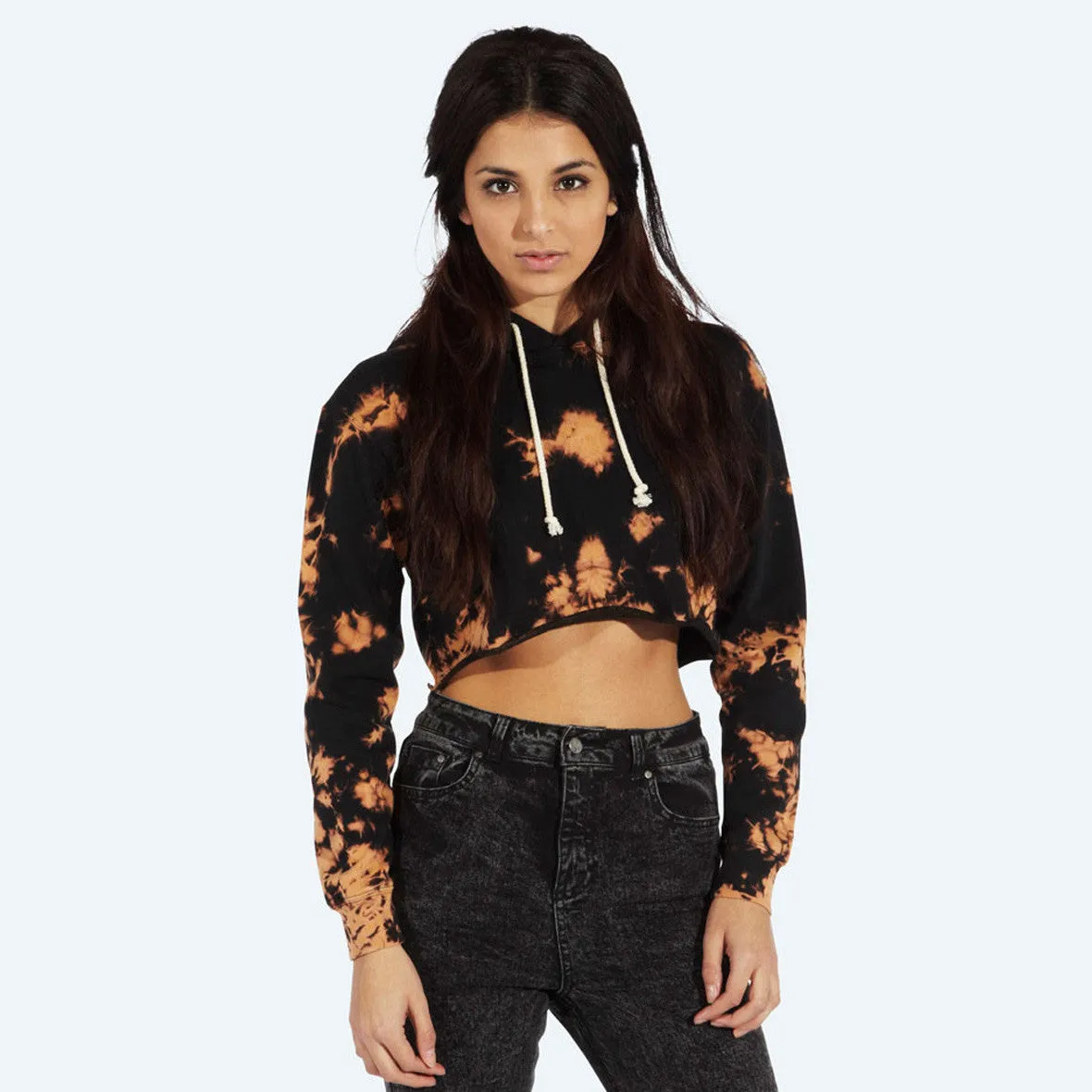 Burnt Crop Pullover Hoody