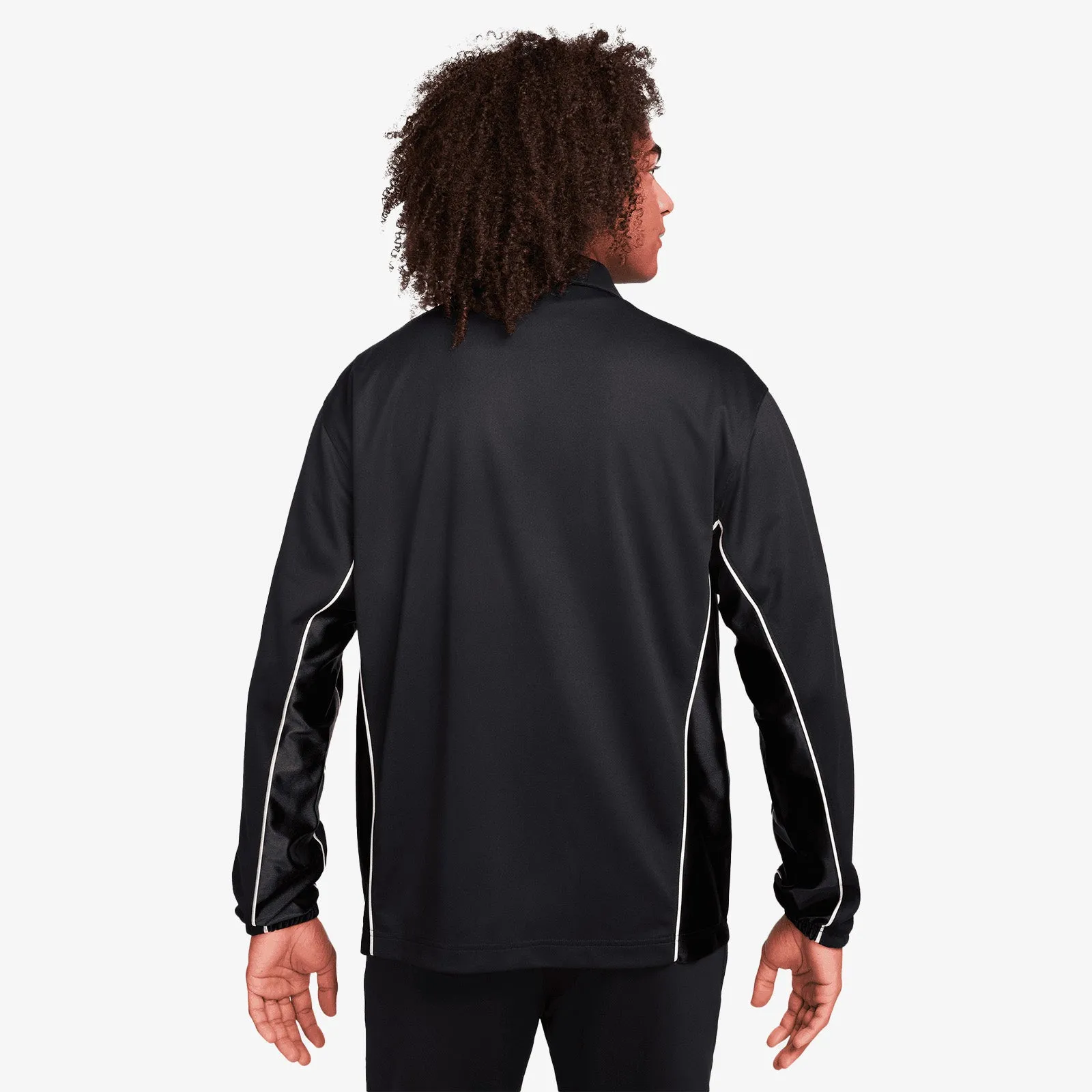 Button-Up Dri-FIT Jacket - Black