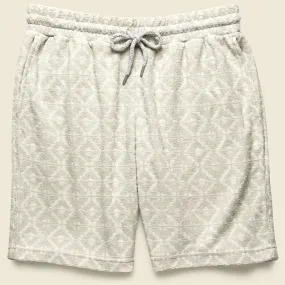 Cabana Sweatshort - Stone Towel Terry