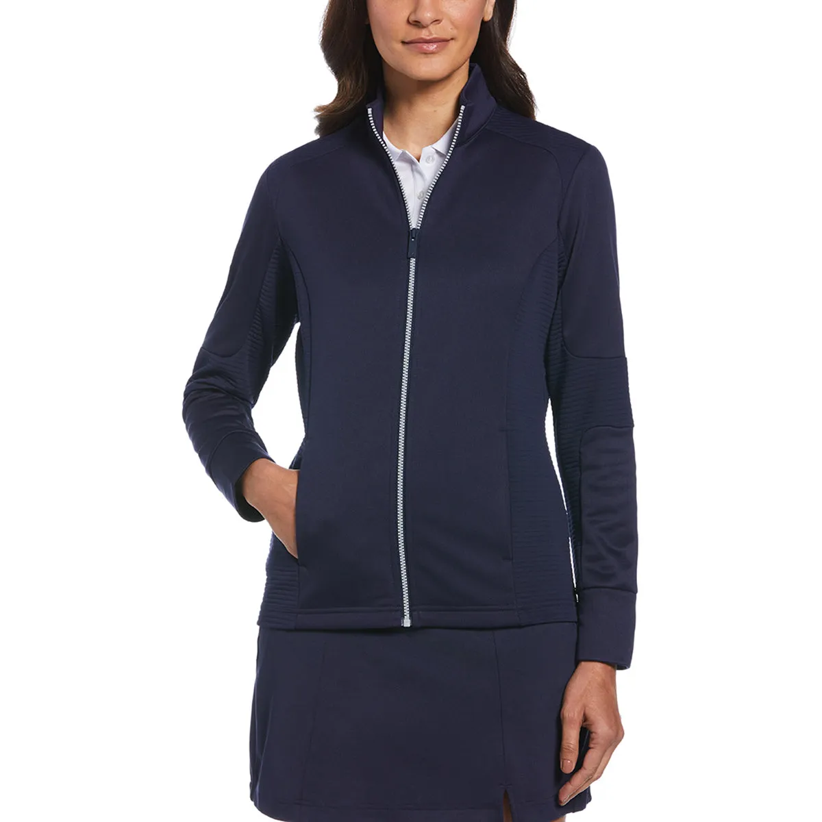 Callaway Women's Peacoat Navy Full-Zip Ottoman Jacket