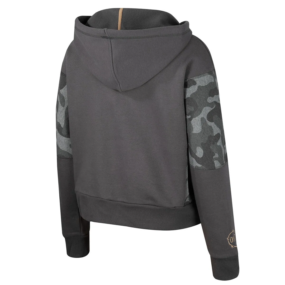 Colosseum Women's Florida State Seminoles Design OHT V-neck Hood - Heather Grey Camo