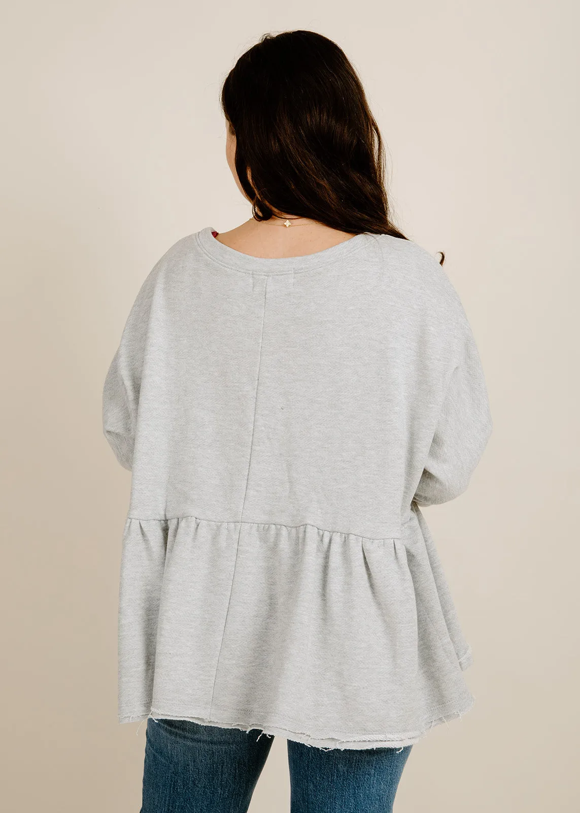 Cozy Nights Top - Grey