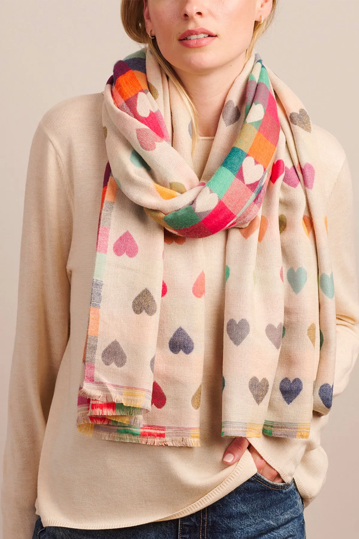 Cream Romance Scarf