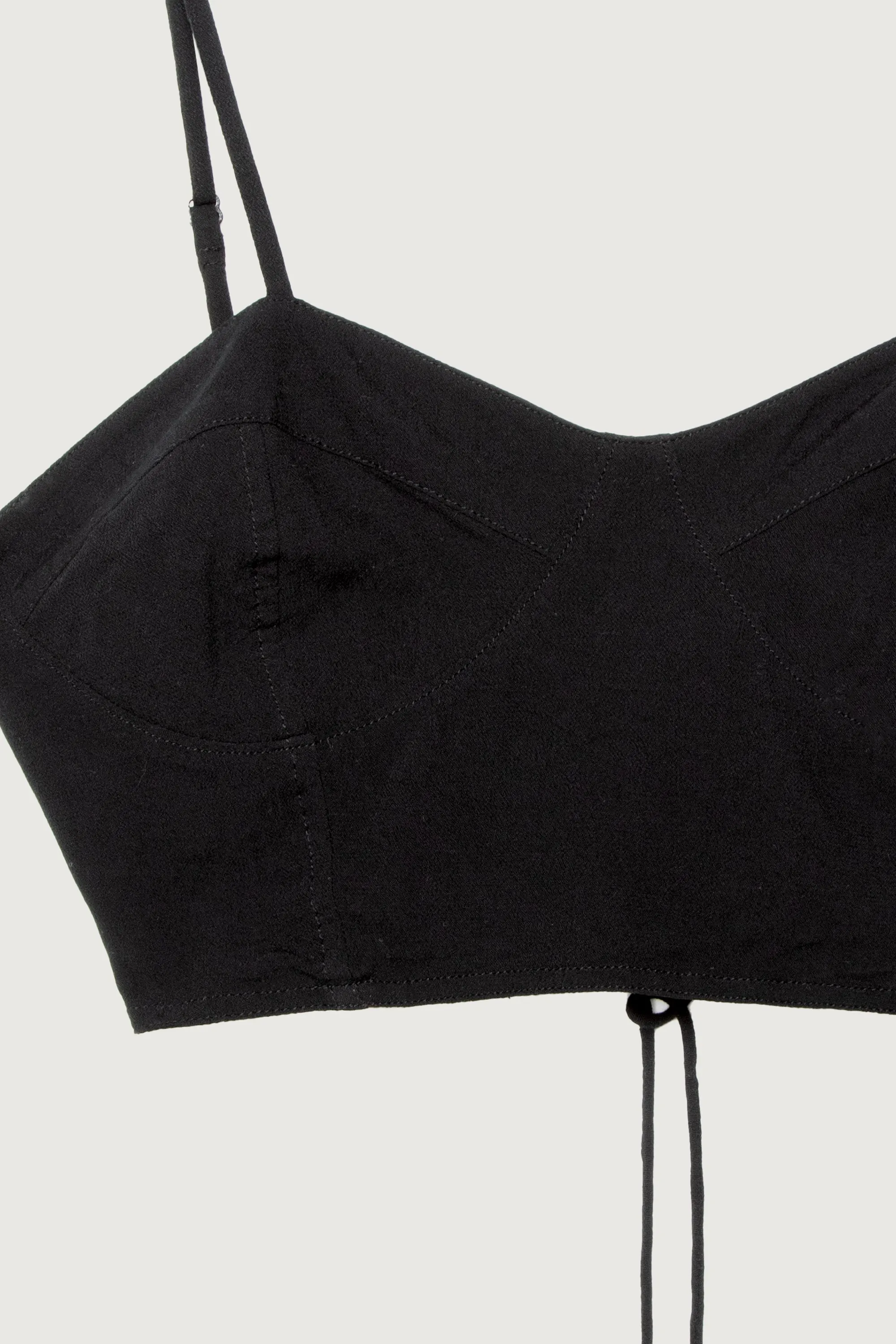 CROPPED BUSTIER TANK