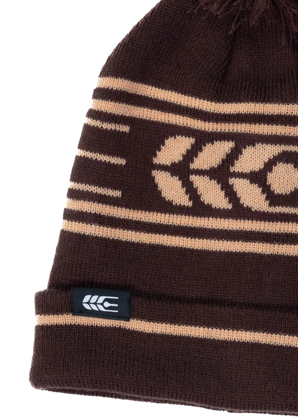 Cross Grain Pom Toque V3 | Hot Cocoa | Kids