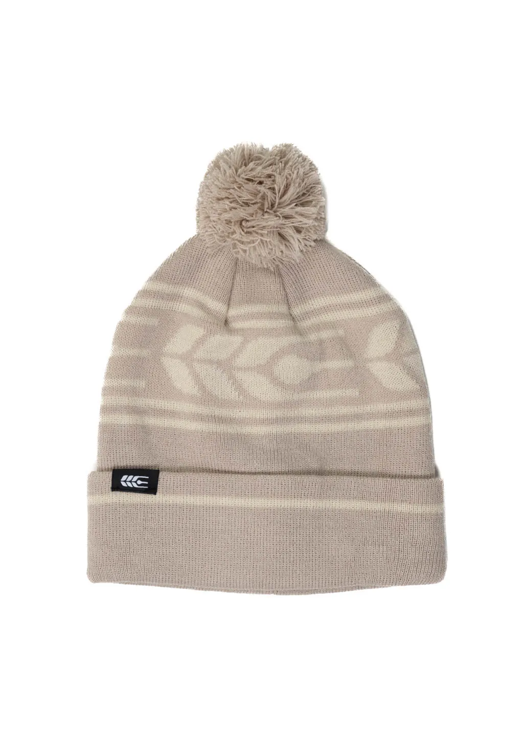 Cross Grain Pom Toque V3 | White Sand | Adult