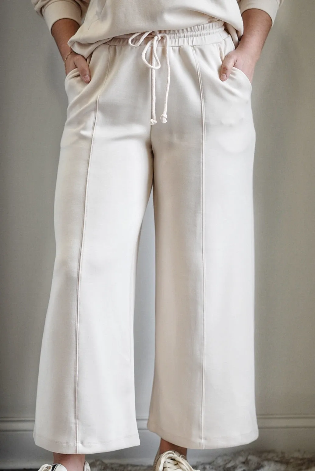 Daisy Drawstring Wide Leg Pants