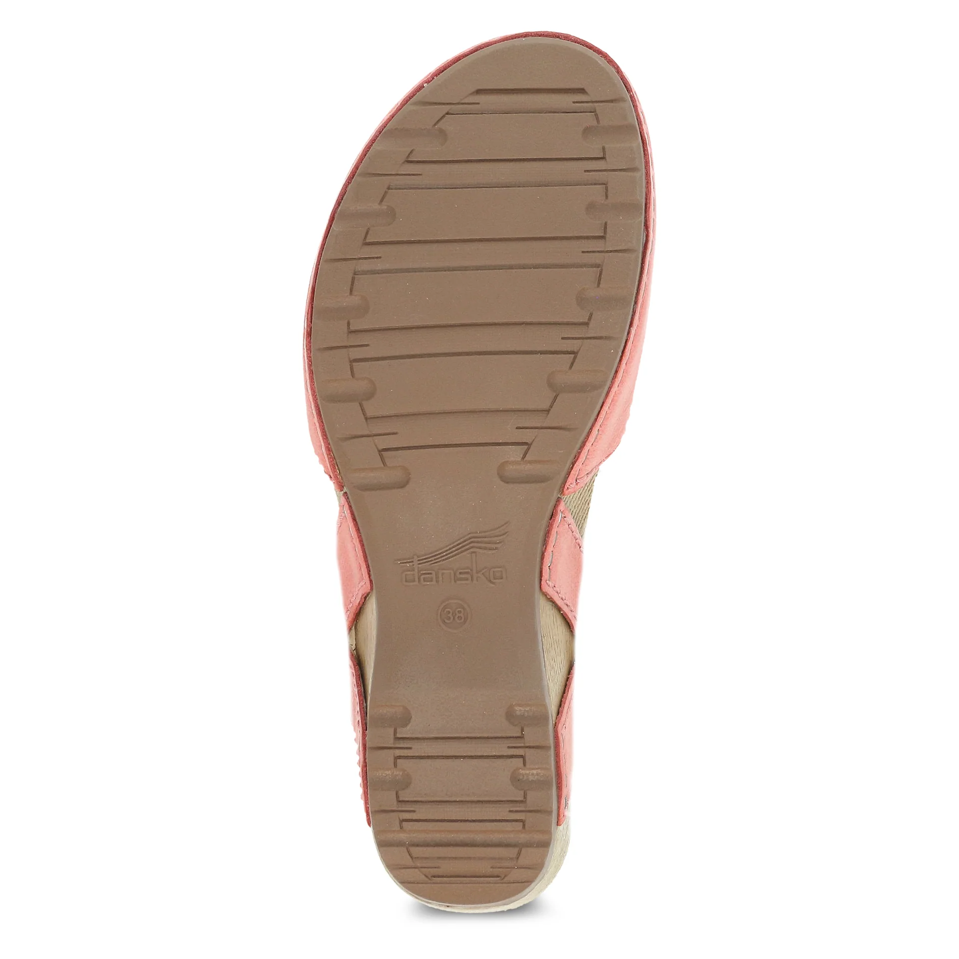 Dansko Women’s Tiffani Shoes-Coral Milled Burnished