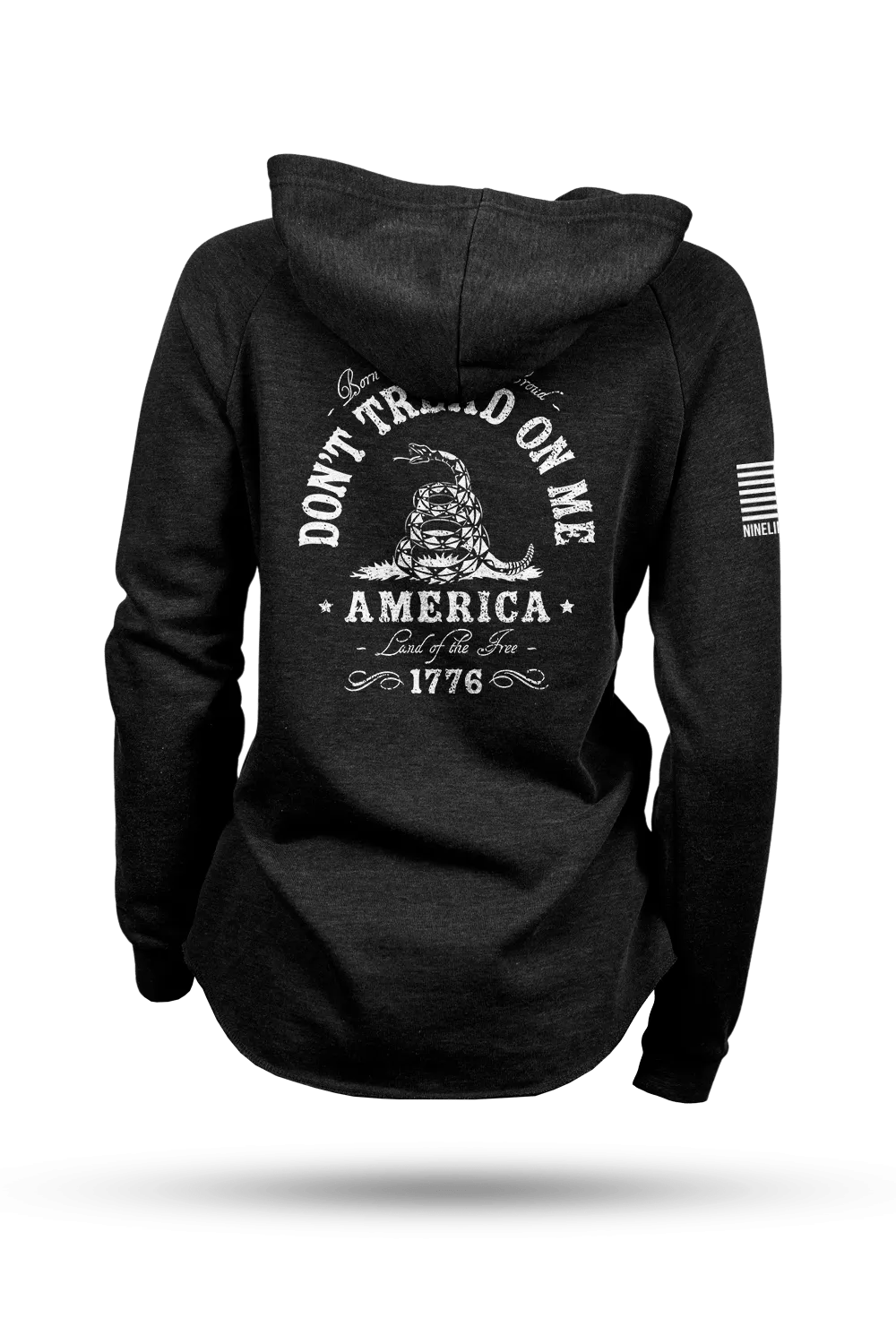 Don't Tread on Me - Lightweight Women's V-Neck Hoodie