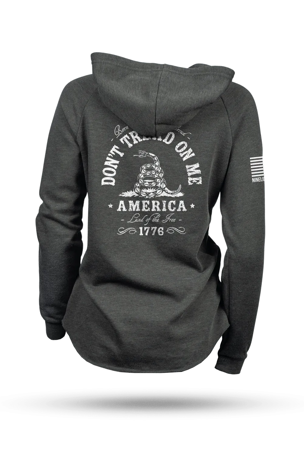 Don't Tread on Me - Lightweight Women's V-Neck Hoodie