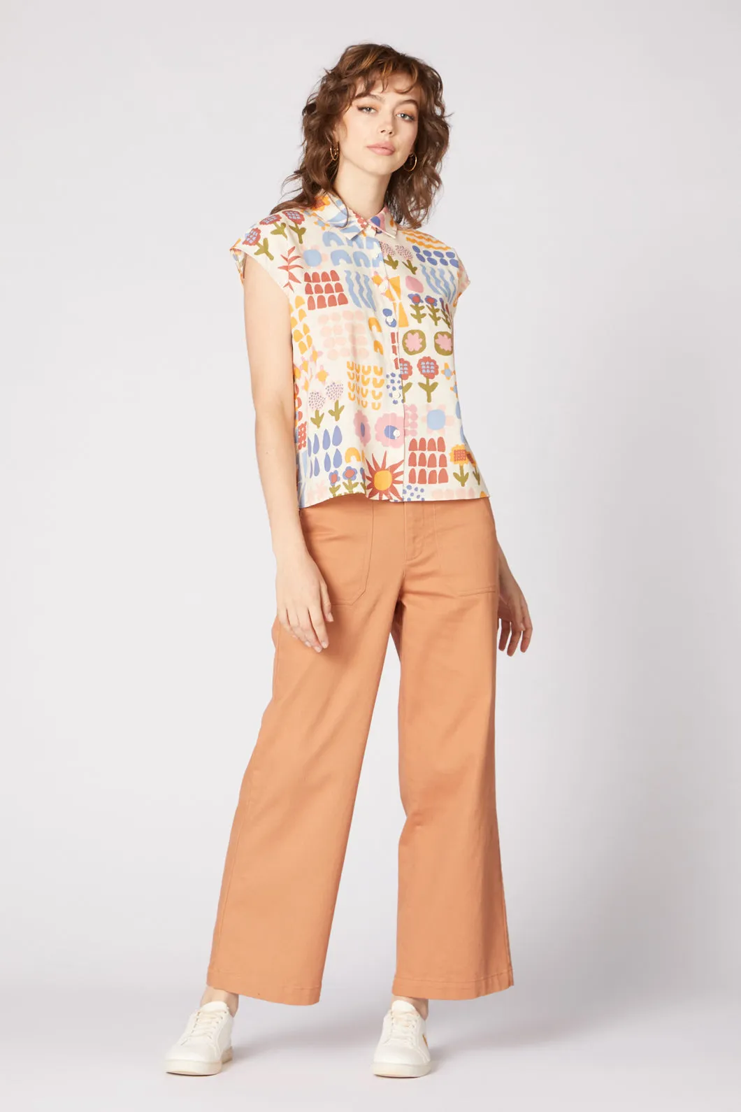 Elsie Patchwork Blouse