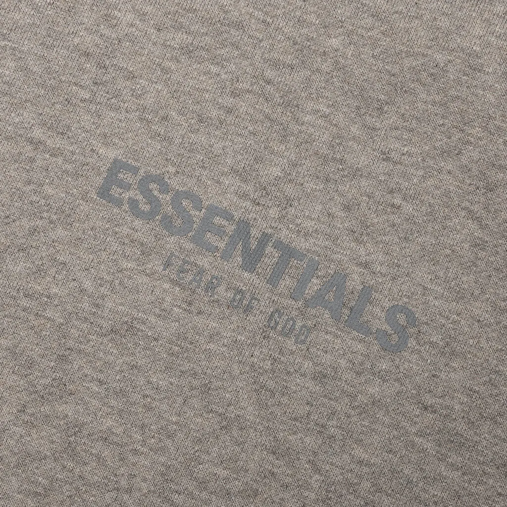 Essentials Pullover Mockneck - Dark Heather Oatmeal