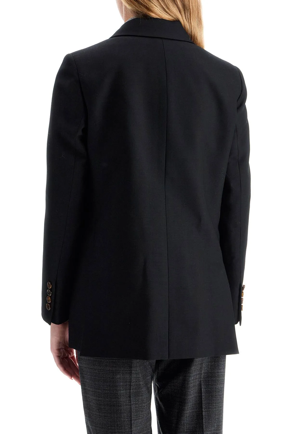 everynight alcanara double-breasted blazer