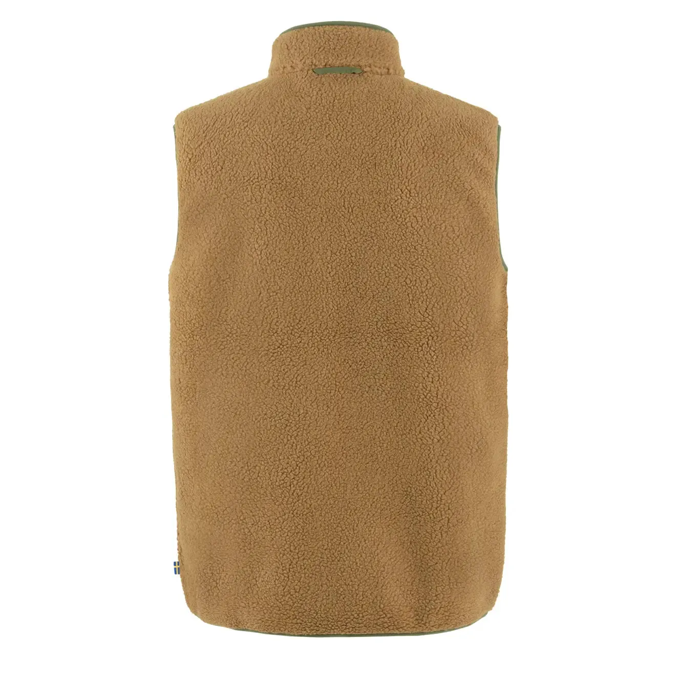 Fjallraven Vardag Pile Fleece Vest Buckwheat Brown / Laurel Green