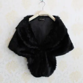 Fur Women Scarf Warm Winter Faux Fur Collar Elegant Ladies Shawl For Winter Sciarpe Donna#A11 SM6