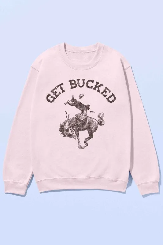 GET BUCKED WESTERN COUNTRY OVERSIZED SWEATSHIRT