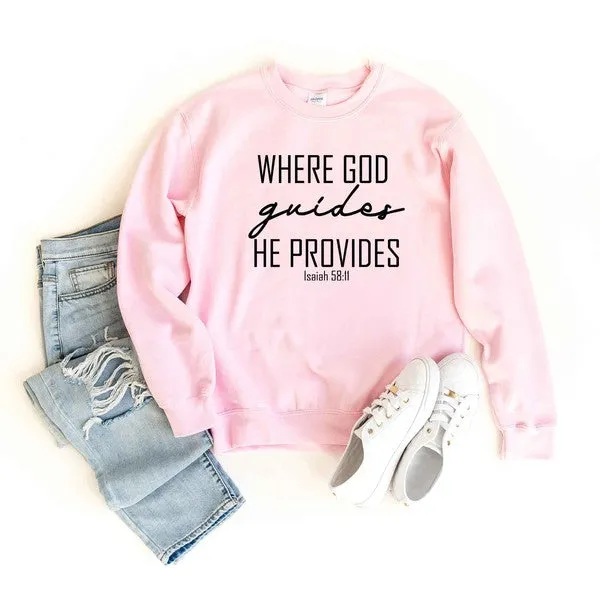 God Provides Sweatshirt