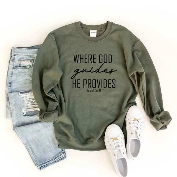 God Provides Sweatshirt