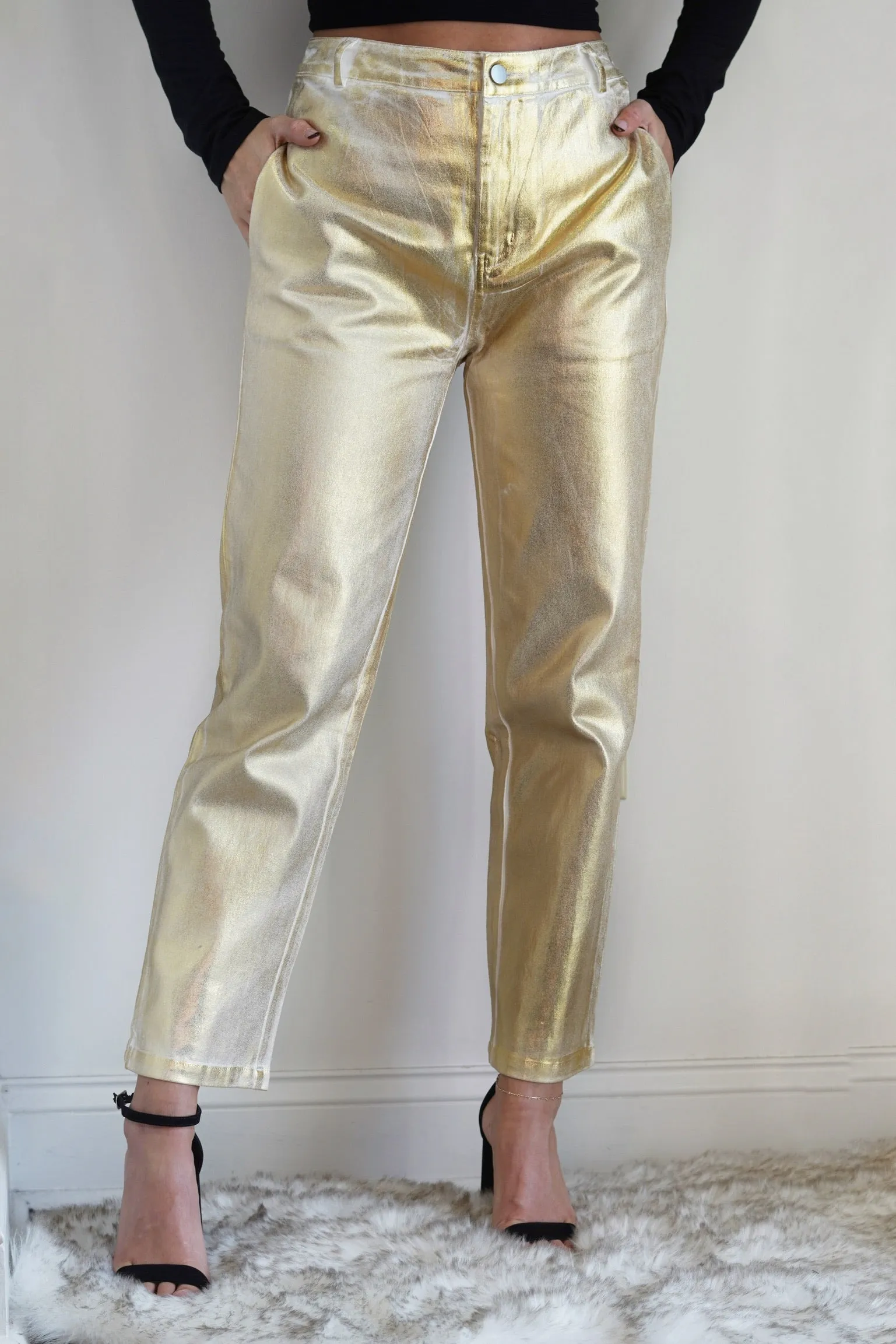 Gold Rush Straight Leg Pants