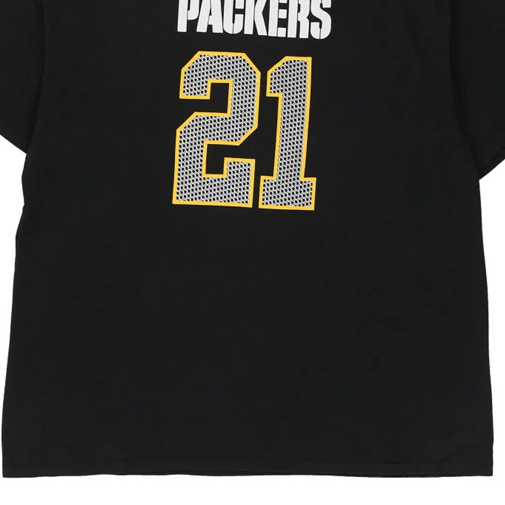 Green Bay Packers Ha Ha 21 Nfl Team Apparel NFL T-Shirt - 2XL Black Cotton