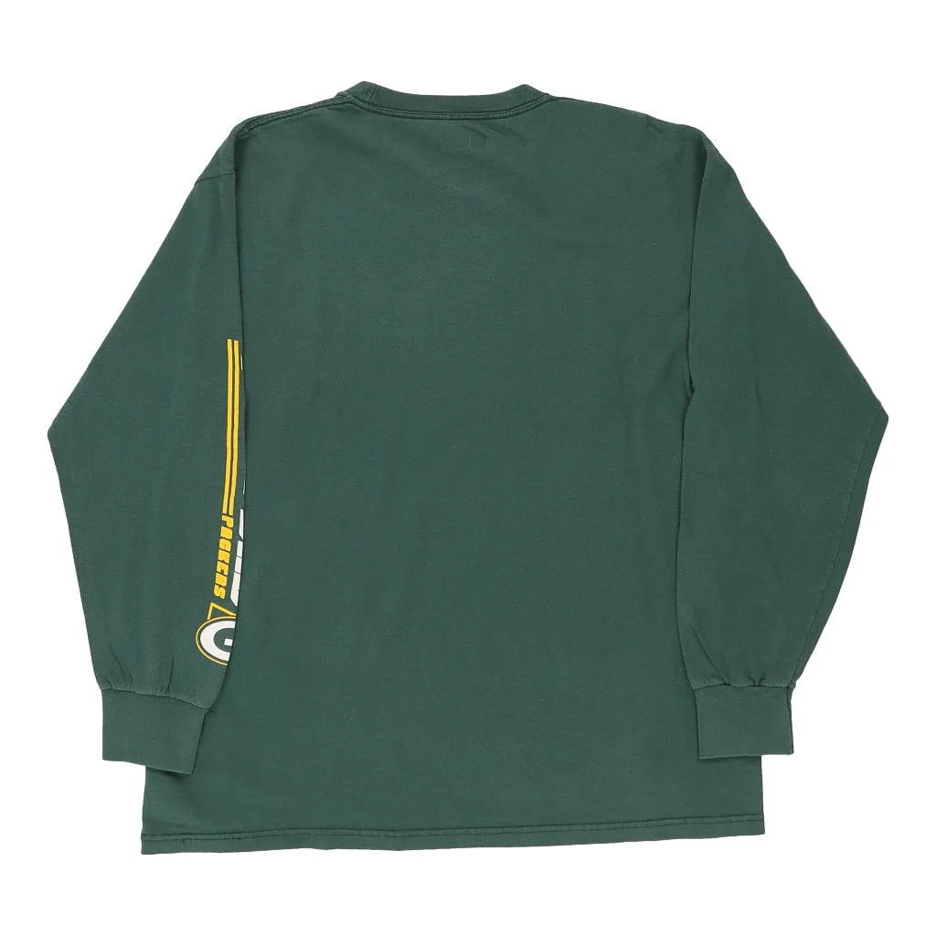 Green Bay Packers Nfl Team Apparel NFL Long Sleeve T-Shirt - Large Green Cotton