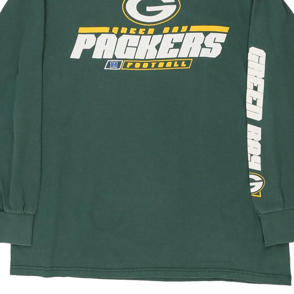 Green Bay Packers Nfl Team Apparel NFL Long Sleeve T-Shirt - Large Green Cotton