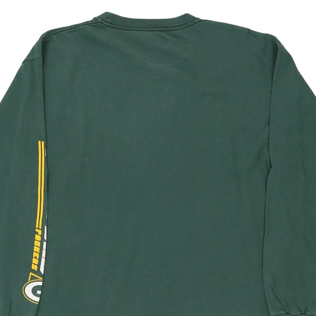 Green Bay Packers Nfl Team Apparel NFL Long Sleeve T-Shirt - Large Green Cotton