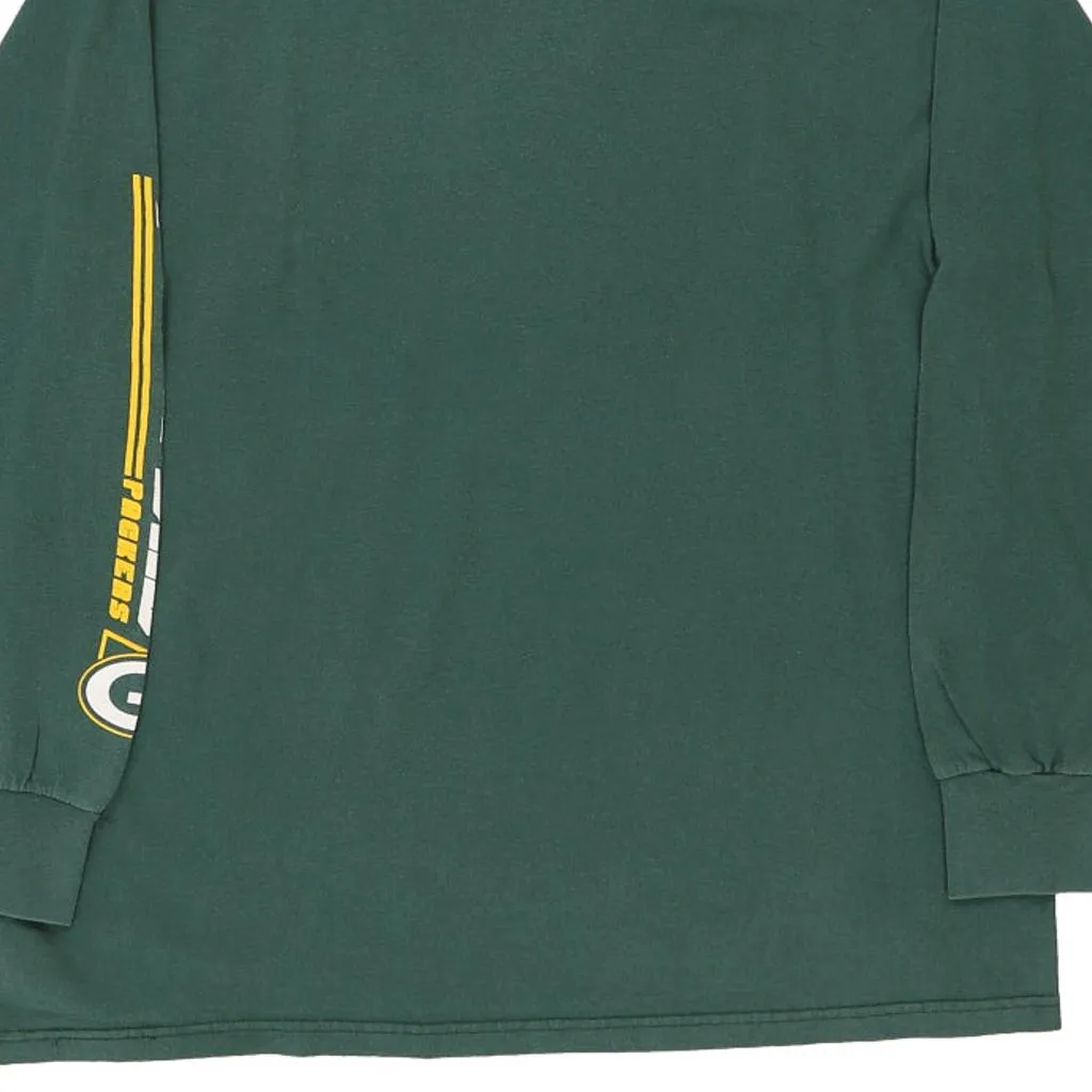 Green Bay Packers Nfl Team Apparel NFL Long Sleeve T-Shirt - Large Green Cotton