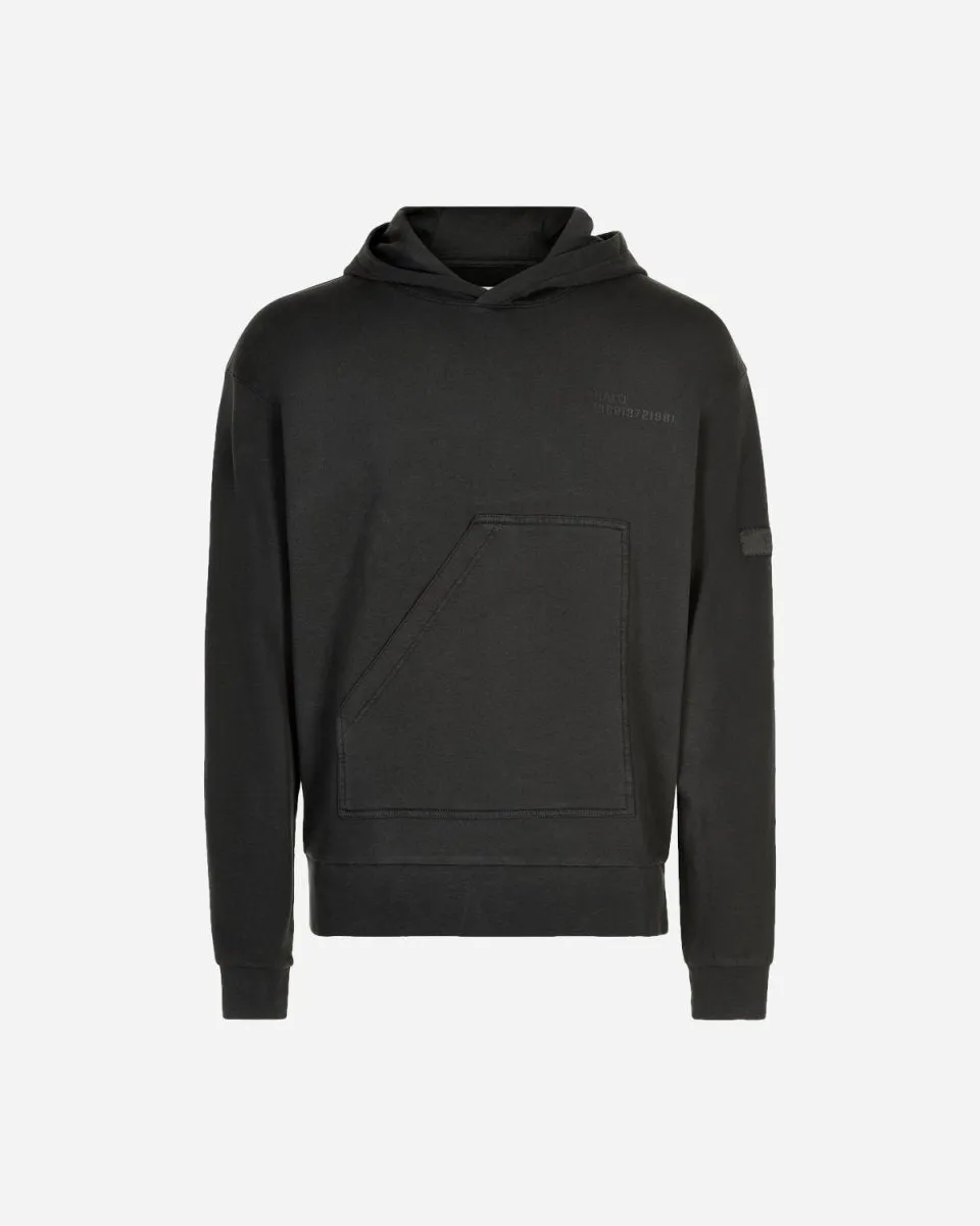 Halo Cotton Hoodie - Black