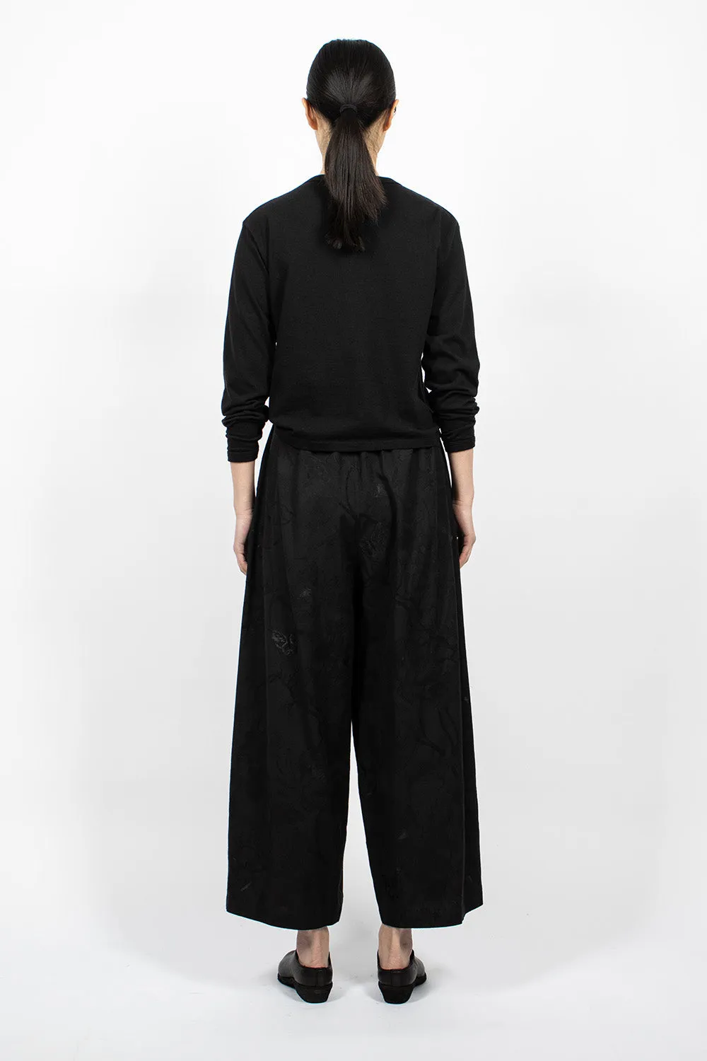 H.D.P Pant Black/Papillon Jacquard