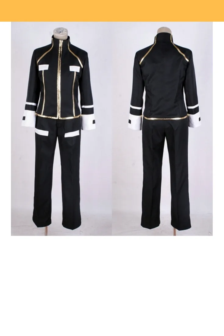 Hitman Reborn Enma Kozato With Gold Accent Cosplay Costume