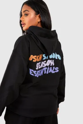 Hoodies & Sweatshirts | Dsgn Studio Slogan Oversized Hoodie | boohoo